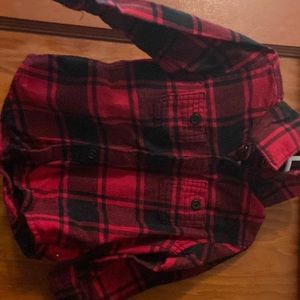 Baby boy plaid shirt